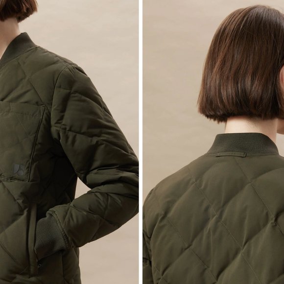 Frank And Oak Skyline Reversible Bomber in Rosin, size small - Picture 12 of 14